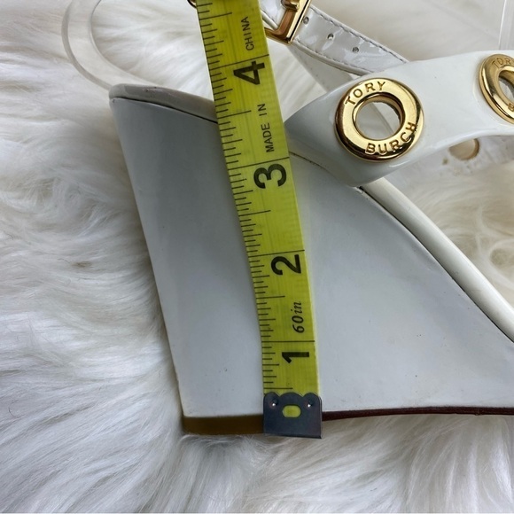 TORY BURCH KATHRYN STRAPPY WEDGE SLINGBACK HEELS - Picture 13 of 15